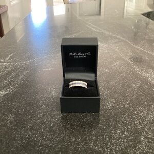 Levian diamond and sapphire ring